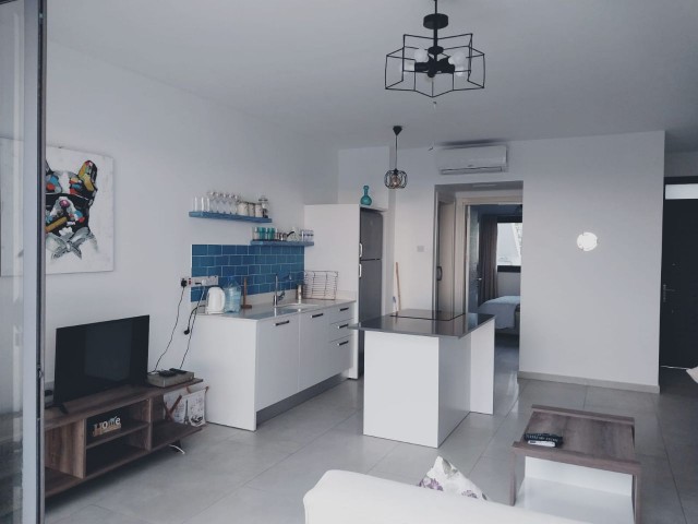 Bahçeli Palm Bay View'de Sahibinden Satılık Full Eşyalı 1+1 Daire - Fotoğraf 3