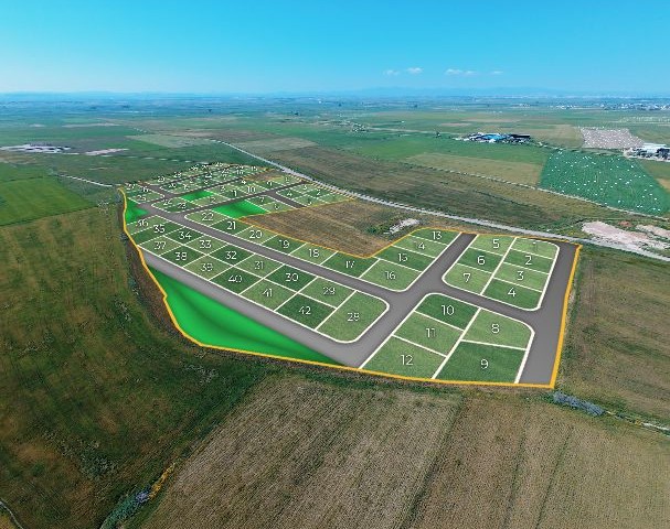 Lefkoşa Düzova'da Erülkü Avm 5 Dk. Mesafede Apartman ve Villa Yapımına Uygun Arsa Fırsatı 49.900 £ - Fotoğraf 2