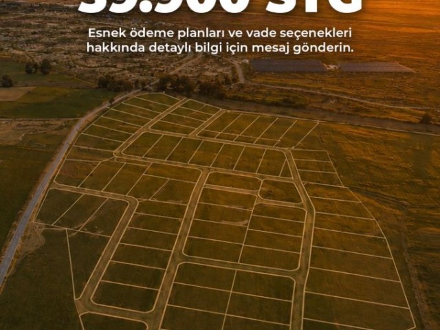 ASLANKÖY’DE VİLLA VE APARTMAN YAPINA UYGUN ARSALAR PEŞİN 39.900 STG