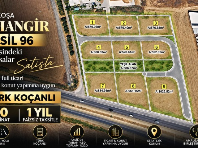 Anayola Sıfır Türk Koçanlı Ticari İzinli Satılık Arsa / %50 peşin kalanı 12 ay faizsiz taksitle - Fotoğraf 2