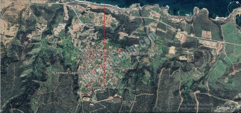 1.5 Donums of Land with Sea View in Esentepe | Suitable for Apartment Exchange