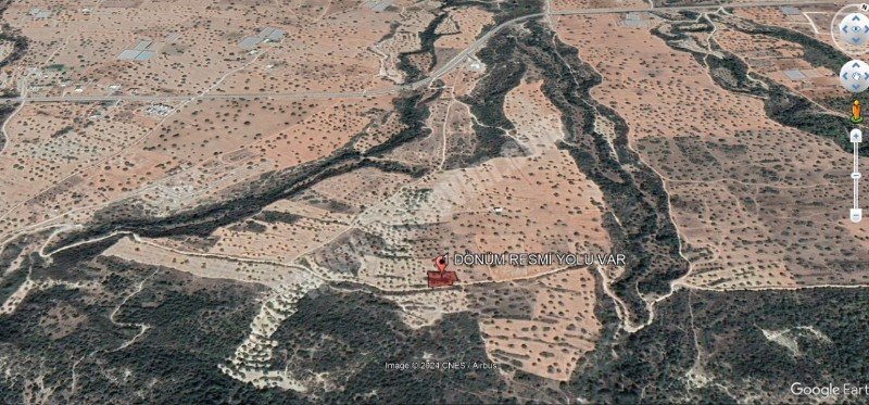 1 Donum of Land for Sale in Tatlısu in an Elevated Location | Road Frontage