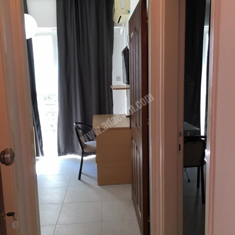 Furnished 1+1 Apartment for Rent on the Main Street in Gönyeli Area