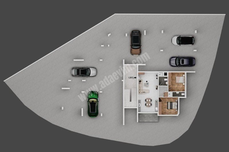 Gönyeli Bölgesinde Zemin Kat , Penthouse Seçenekleri İle 9 Ay Sonra Teslim Lüks 2+1 Daireler Satılık