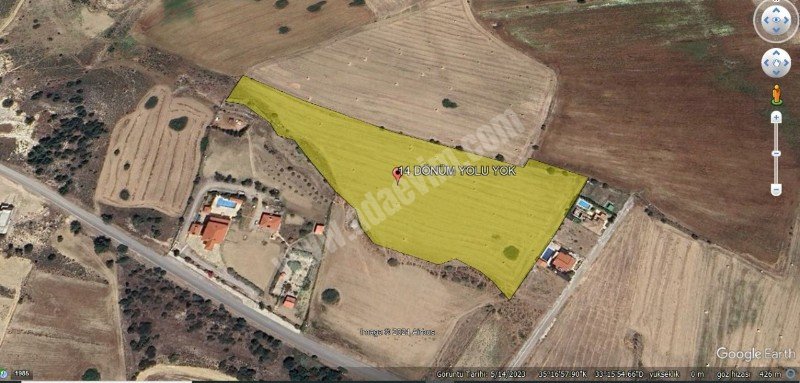 Boğaz Bölgesi Kömürcüde 14 Dönüm Fırsat Arazi Satılık 