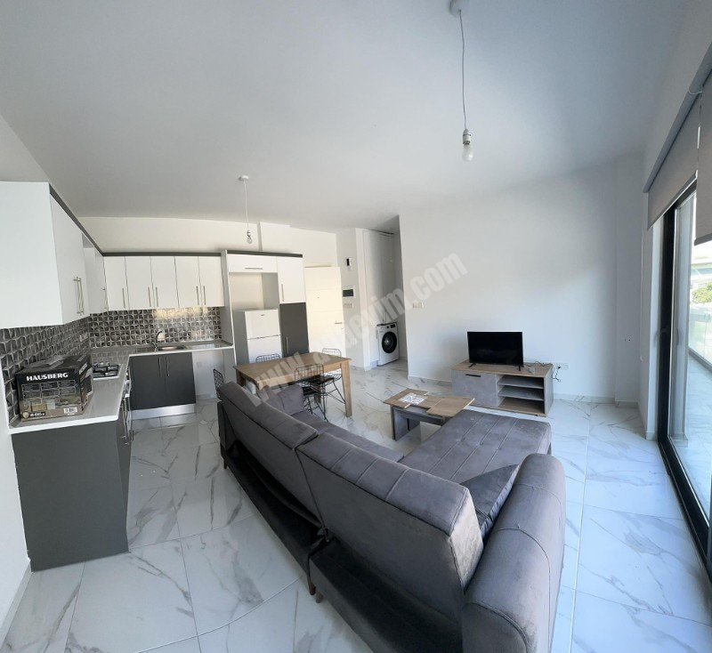 Furnished 1+1 Apartment for Rent – Very Clean – Right Next to Macro Market in Küçük Kaymaklı Area