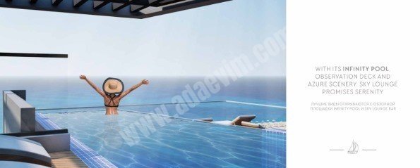 Long Beach Panorama'da 95m² Deniz Manzaralı 2+1 Daire | İskele