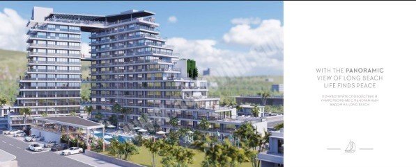 Long Beach Panorama'da 95m² Deniz Manzaralı 2+1 Daire | İskele