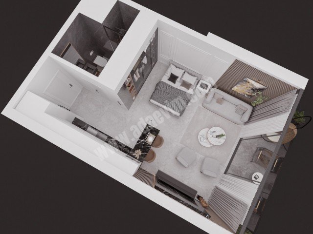 Long Beach'te 2+1 Satılık Daire | Grand Sapphire Blue İskele