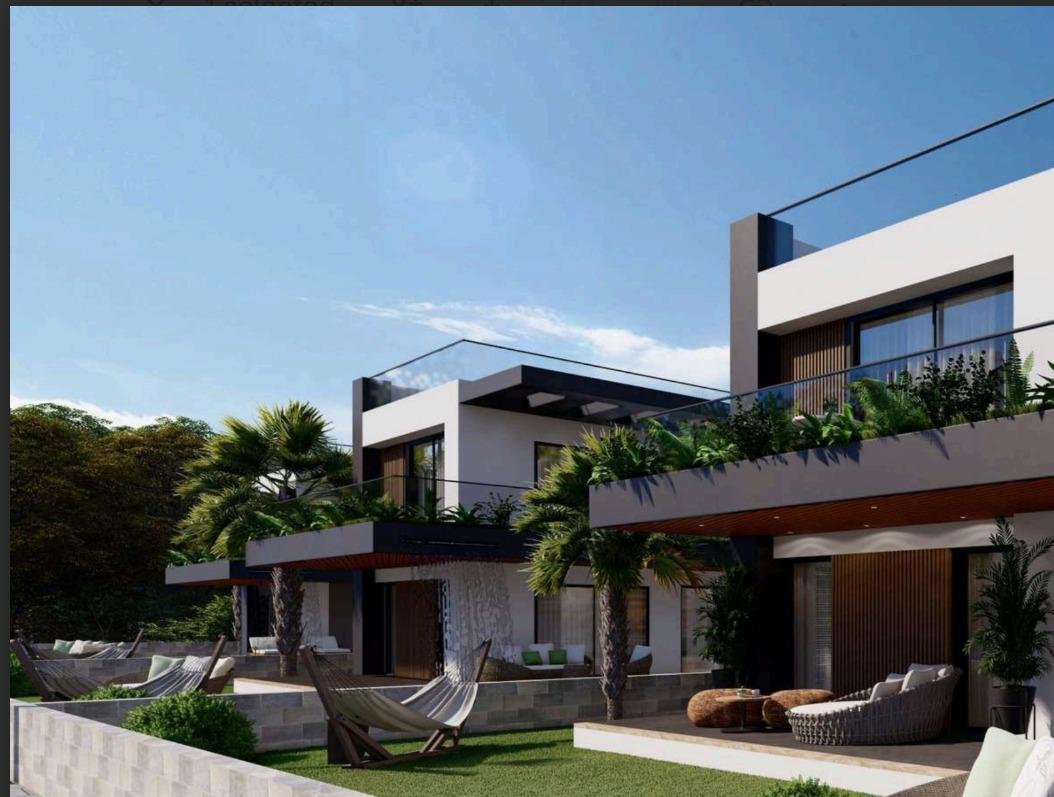 KIBRIS, İSKELE'DE MAGNOLIA RESIDENCE 3+1 SATILIK VİLLA 