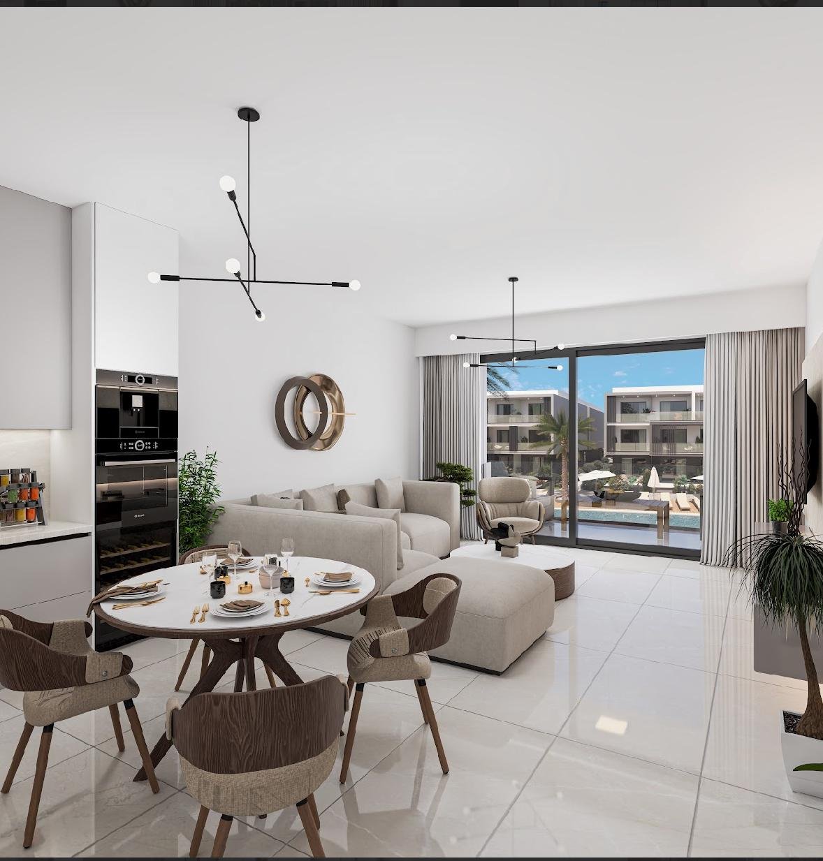 Kıbrıs İskele Long Beach’te 2028 Teslim Satılık Stüdyo, 1+1 ve 2+1 Daireler – 405 Konutluk Proje