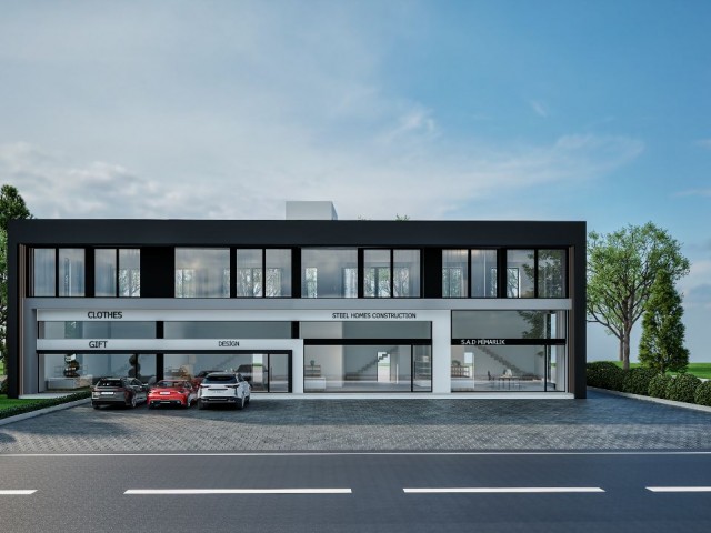 Girne/Çatalköy'de Ana yol üzeri satılık ticari dükkan