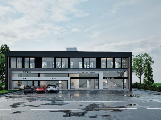 Girne/Çatalköy'de Ana yol üzeri satılık ticari dükkan