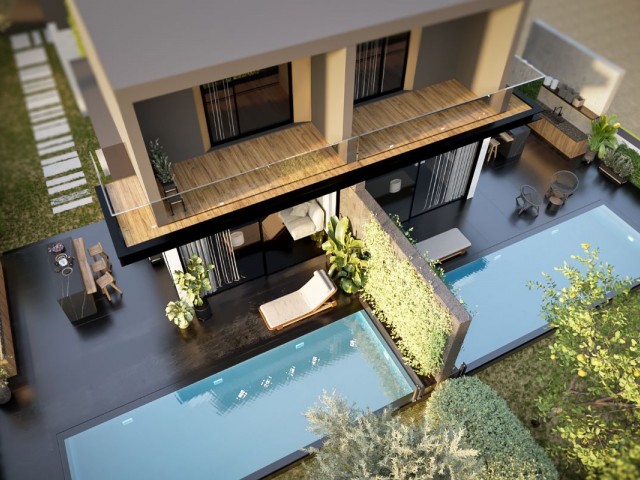 Lapta bölgesinde 3+1 satılık ikiz villa - Fotoğraf 3