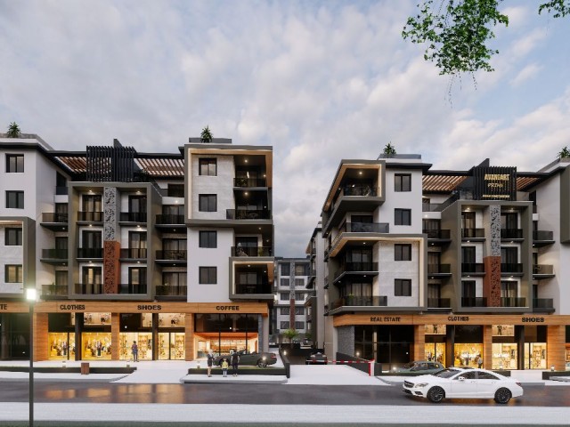 GIRNE MERKEZDE SATILIK PROJEDEN DUKKANLAR