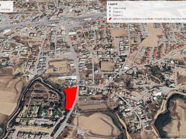 Lefkoşa Küçükkaymaklı da %180 İmarlı 5 Kat İzini68 Adet Daire 10 Adet Dükkan ve 2500 M2 Bodrum Olacak Şekilde Satılık 3 Dönüm 1 Evlek 900 Ak Arazi Adem Akın 05338314949 - Fotoğraf 3