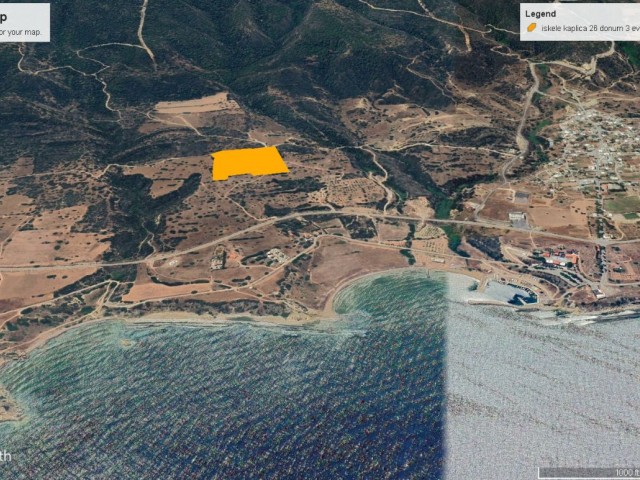 Kaplıca da Ne Deniz Manzaralı Satılık 26,3 Dönüm İamarlı Arazi Dönüm Fiyatı 187,000 GBP Adem Akın 05338314949 - Fotoğraf 2