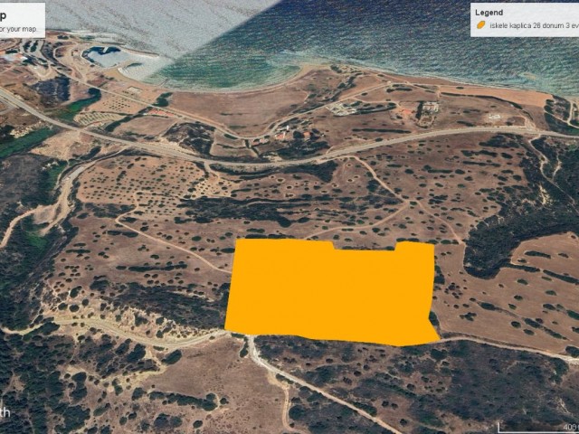 Kaplıca da Ne Deniz Manzaralı Satılık 26,3 Dönüm İamarlı Arazi Dönüm Fiyatı 187,000 GBP Adem Akın 05338314949 - Fotoğraf 4