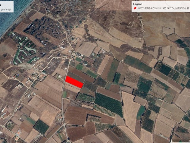 Lefke Gaziverende Kelepir Fiyata 6 Dönüm 1 Evlek %220 İmarlı Deniz Manzaralı Arazi Dönüm Fiyatı 88,000 GBP Adem Akın 05338314949 - Fotoğraf 3