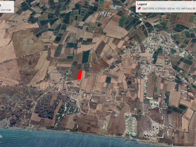 Lefke Gaziverende Kelepir Fiyata 6 Dönüm 1 Evlek %220 İmarlı Deniz Manzaralı Arazi Dönüm Fiyatı 88,000 GBP Adem Akın 05338314949 - Fotoğraf 4