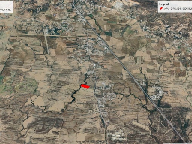 Girne Aşağı Dikmen de Süper Konum da Satılık 13 Dönüm 3 Evlek Arazi Dönüm Ü 90,000 GBP Adem Akın 05338314949 - Fotoğraf 2