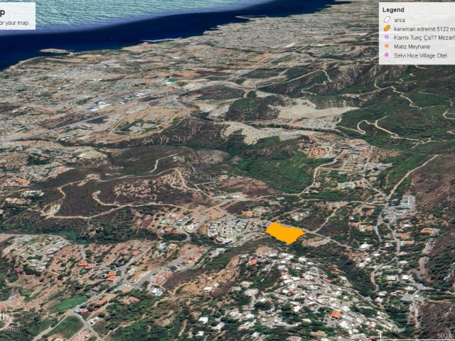 Not : Dönüm Fiyatı : 310,000 GBP, Girne Edremit de Süper Deniz Manzralı ve Eşdeğer Koçanlı Satılık 3 Dönüm 3 Evlek (4211m2) Satılık Arazi Adem Akın 05338314949 - Fotoğraf 2