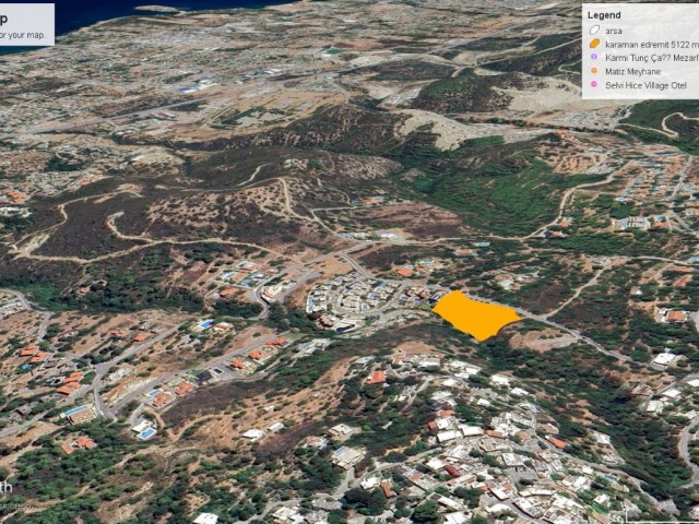 Not : Dönüm Fiyatı : 310,000 GBP, Girne Edremit de Süper Deniz Manzralı ve Eşdeğer Koçanlı Satılık 3 Dönüm 3 Evlek (4211m2) Satılık Arazi Adem Akın 05338314949 - Fotoğraf 4