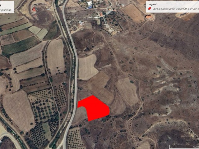 Lefke Cengizköy de Dağ ve Deniz Manzaralı Süper Komumda Satılık 3 Dönüm 2 Evlek Satılık Fasıl 96 Arazi Adem Akın 05338314949 - Fotoğraf 3