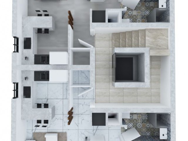 Mağüsa Merkezde Daü Bölgesinde 3 Ay Sonra Eslim Edilecek Olan 115 M2 Pentause Miz Kelepir Fiyata Satışda Adem Akın 05338314949 - Fotoğraf 3
