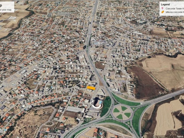 Lefkoşa Concorde Otel Yanında 1336 M2 %220 İmarlı Süper Konumda Satılık Arazi Adem Akın 05338314949 - Fotoğraf 4
