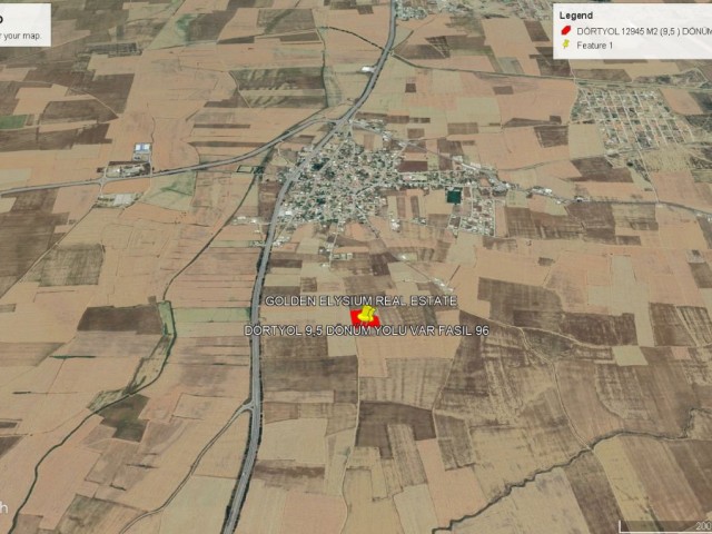 Dörtyol da Şehir Manzaralı Süper Konum da Satlık 9,5 Dönüm Fasıl 96 Arazi Dönüm Fiyatı 30,000 GBP Adem Akın 05338314949 - Fotoğraf 3