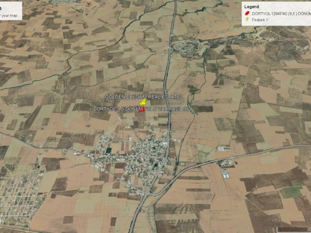 Dörtyol da Şehir Manzaralı Süper Konum da Satlık 9,5 Dönüm Fasıl 96 Arazi Dönüm Fiyatı 30,000 GBP Adem Akın 05338314949 - Fotoğraf 4