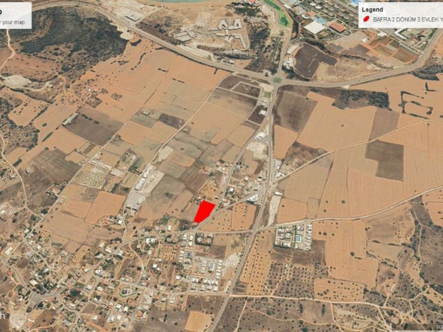 BAFRA DA ANA YOLA SIFIR DENİZ VE OTEL MANZARALI SATILIK 2 DÖNÜM 3 EVLEK ARAZİ TOPLAM FİYATI 360,000 GBP ADEM AKIN 05338314949
