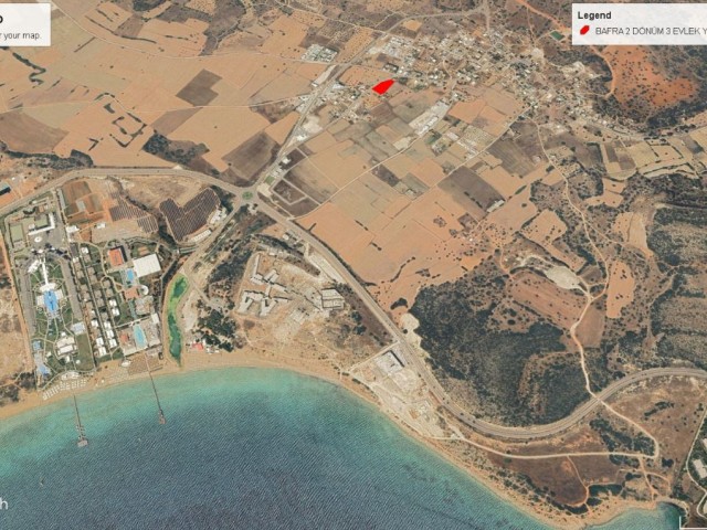 Bafra da Ana Yola Sıfır Deniz ve Otel Manzaralı Satılık 2 Dönüm 3 Evlek Arazi Toplam Fiyatı 360,000 GBP Adem Akın 05338314949 - Fotoğraf 3