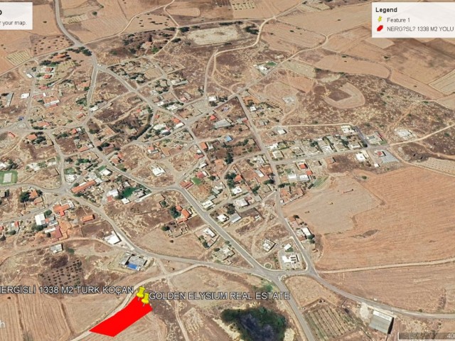 Not: Doplam Fiyatı : 45,000 GBP : Nergisli de Köy İçin de Türk Koçanlı Satılık 1338 M2 Arsa Adem Akın 05338314949 - Fotoğraf 2