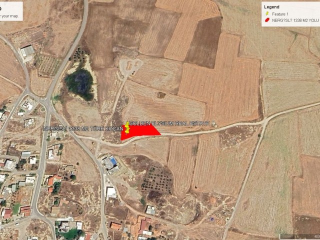 Not: Doplam Fiyatı : 45,000 GBP : Nergisli de Köy İçin de Türk Koçanlı Satılık 1338 M2 Arsa Adem Akın 05338314949 - Fotoğraf 3