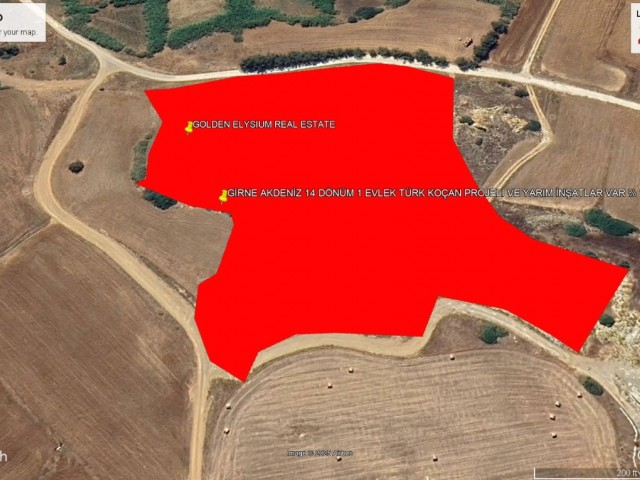 Not: Dönüm Fiyatı : 60,000 GBP : Girne Akdeniz Köyün de Tüm Projeleri Hazır 14 Dönüm 1 Evlek Türk Koçanlı Arazi İçerisine 84 Dairelik Deniz Manzaralı Satılık Süper Site Projesi Adem Akın 05338314949 - Fotoğraf 2