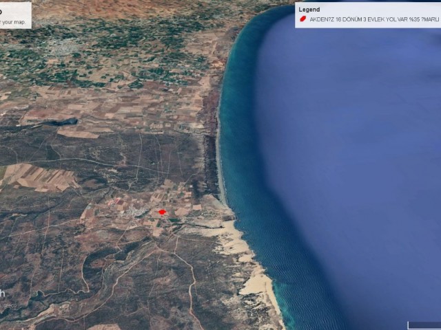 Akdeniz de Net Deniz Manzaralı 16 Dönüm 2 Evlek Net Deniz Manzaralı Satlık Arazi Adem Akın 05338314949 - Fotoğraf 3