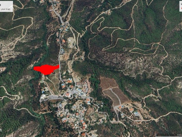 GİRNE ILGAZ DA DENİZ MANZARALI ELEKTİRİK VE SUYA ÇOK YAKIN SÜPER KONUM DA SATILIK 7 DÖNÜM 1 EVLEK ARAZİ ADEM AKIN 05338314949
