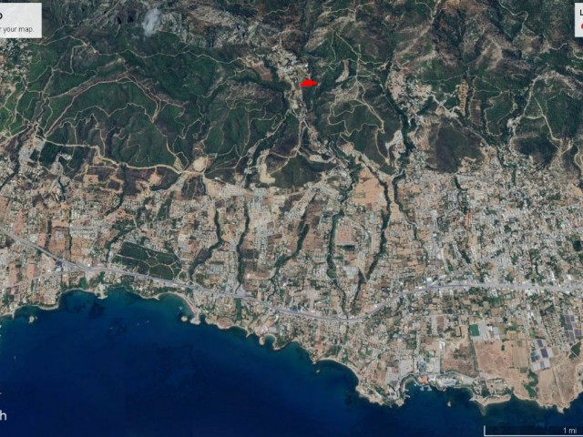 Girne Ilgaz da Deniz Manzaralı Elektirik ve Suya Çok Yakın Süper Konum da Satılık 7 Dönüm 1 Evlek Arazi Adem Akın 05338314949 - Fotoğraf 2