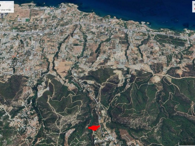 Girne Ilgaz da Deniz Manzaralı Elektirik ve Suya Çok Yakın Süper Konum da Satılık 7 Dönüm 1 Evlek Arazi Adem Akın 05338314949 - Fotoğraf 3