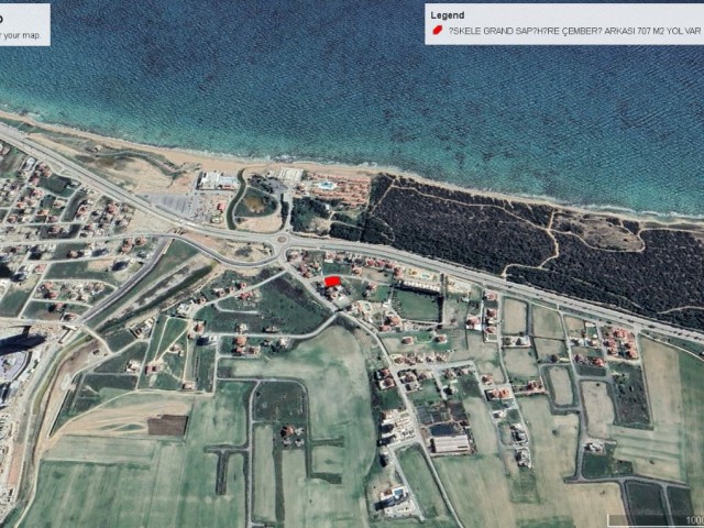 İSKELE LONG BEACH ÇEMBERİ ARKASINDA DENİZ MANZARALI EŞDEĞER KOÇANLI 707 M2 %140 İMARLI SATILIK ARSA TOPLAM FİYATU 350,000 GBP ADEM AKIN 05338314949