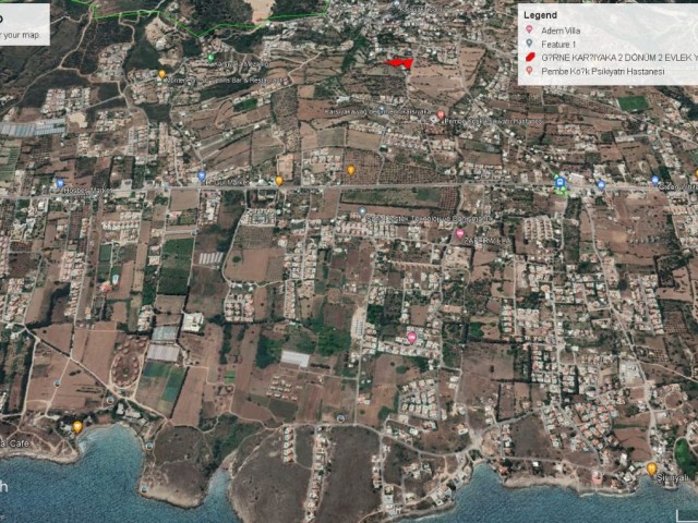 Girne Karşıyakada Dağ ve Deniz Manzaralı Satılık 3345 M2 Arazi Adem Akın 05338314949 - Fotoğraf 3