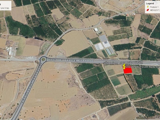 Not : Dönüm Fiyatı 55,000 GBP. Güzelyurt Mevlevi de Ana Yola Temaslı Satılık 2 Dönüm 3 Evlek Fasıl 96 Arazi Adem Akın 05338314949 - Fotoğraf 2