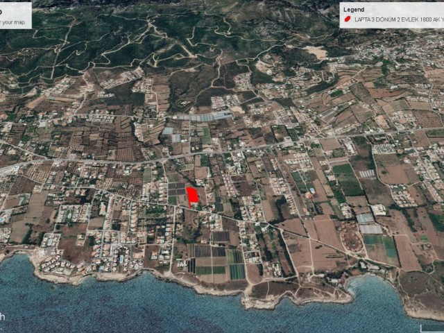 Karşıyaka da Net Deniz Manzaralı Satılık 3 Dönüm 2 Evlek Arazi Adem Akın 05338314949 - Fotoğraf 4