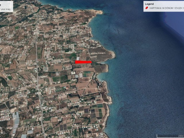Karşıyaka da Denize Yaklaşık 100 Metre Mesafesde Satılık 14 Dönüm 1 Evlek Arazi Adem Akın 05338314949 - Fotoğraf 2
