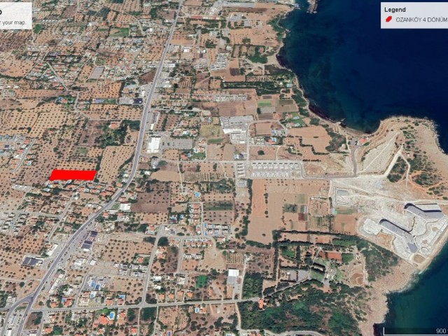 Ozanköy de Deniz Manzaralı ve Ana Yola 60 Metre Mesafe de Olan 4 Dönüm 1 Evlek Türk Koçanlı Satılık Arazi Toplam Fiyatı 850,000 GBP Adem Akın 05338314949 - Fotoğraf 2