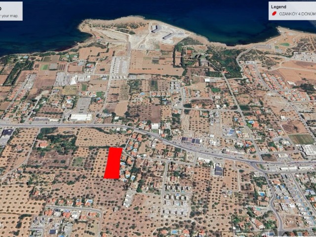 Ozanköy de Deniz Manzaralı ve Ana Yola 60 Metre Mesafe de Olan 4 Dönüm 1 Evlek Türk Koçanlı Satılık Arazi Toplam Fiyatı 850,000 GBP Adem Akın 05338314949 - Fotoğraf 3