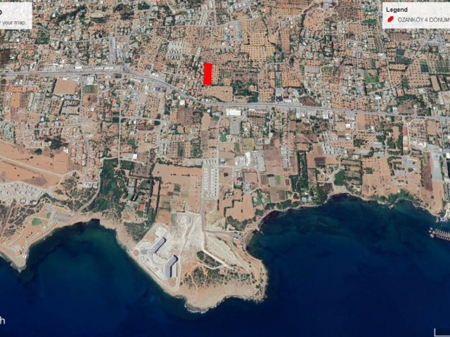 Ozanköy de Deniz Manzaralı ve Ana Yola 60 Metre Mesafe de Olan 4 Dönüm 1 Evlek Türk Koçanlı Satılık Arazi Toplam Fiyatı 850,000 GBP Adem Akın 05338314949 - Fotoğraf 4