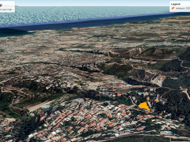 Ballapais da Harika Manzaralı 1029 M2 Butik Otel Projeli Tüm Ruhsatları Ödenmiş İsşaata Hazır Şekelde 450,000 GBP Fiyatı İle Satılık Adem Akın 05338314949 - Fotoğraf 2